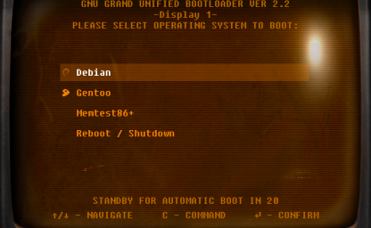 GRUB theming...