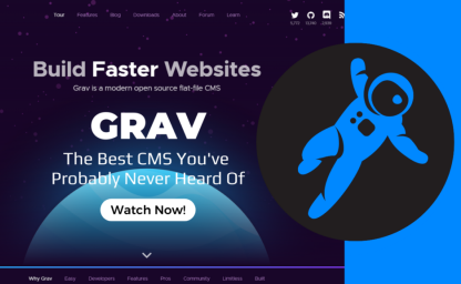 Create an Index page for Grav, from blog posts