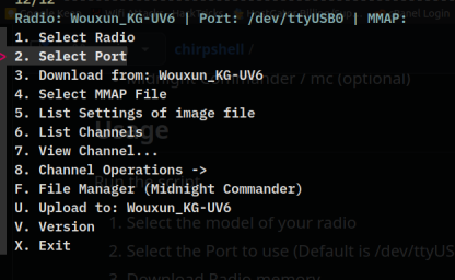 ChirpShell - Chirp TUI