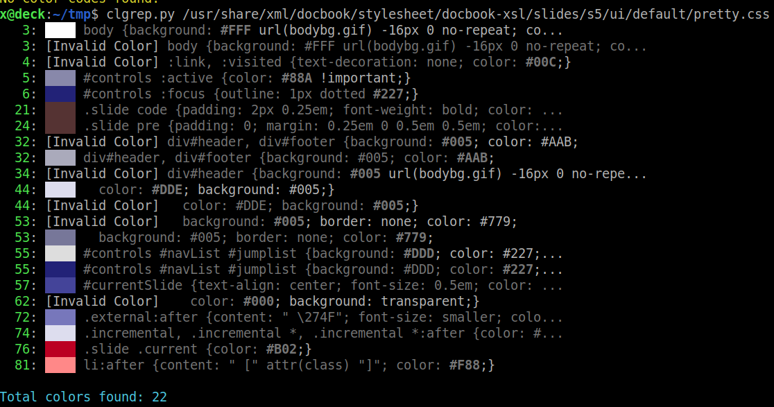 clgrep clgrep